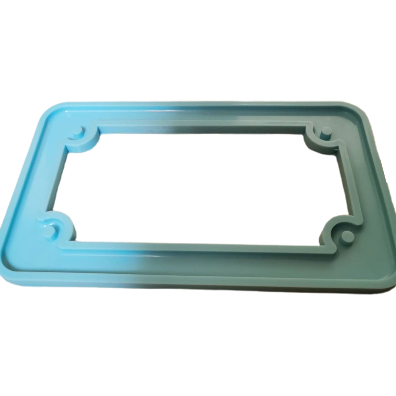 Motorcycle License Plate Frame Holder Epoxy Resin Mold Silicone Mould DIY Crafts Making Tools