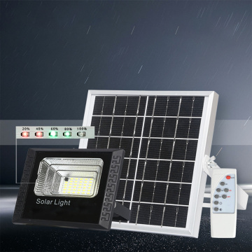 LED solar FloodLight 25W Reflector LED Flood Light IP67 Spotlight Wall Outdoor Lighting Cold White with Remote Controller