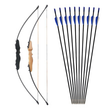 30/40 lbs Archery Recurve Bow Wooden Bow And Arrow Set For Outdoor Shooting Child adolescent sports practice Hunting Accessories