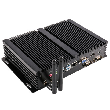 Topton Industrial Fanless Mini PC Intel i7 10510U i5 8265U 2*DDR4 M.2 NVME+MSATA+2.5''SATA 2*COM HDMI VGA WiFi Rugged Computer