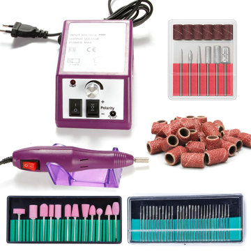 Pro Manicure Machine Electric Nail Drill Bits Set Mill Cutter Nail Art Sanding File Gel Polish Remover Nail Grinder Pedicure Set