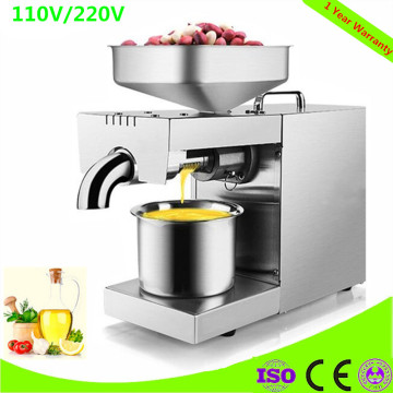 Stainless Steel Automatic Small Seed Oil Extractor Machine, Cold sesame Oil Pressed Expeller, Peanut ,Soybean Oil Press Machine