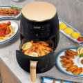 1200W 4.5L Air Fryer Oil free Health Fryer Cooker Home Multifunction Smart Touch LCD Deep Airfryer Pizza Fryer for French fries