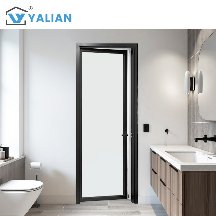 Tempered Glass Aluminum Casement Door