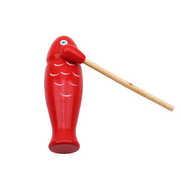 Kid Toy Children Wood Fish Percussion Music Toy Baby Early Education Instrument Preschool tap Musical Fish Toy
