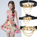 Personalized chain buckle new ladies all-match clothing accessories fashion decoration elastic belt dress belt Bg-1624