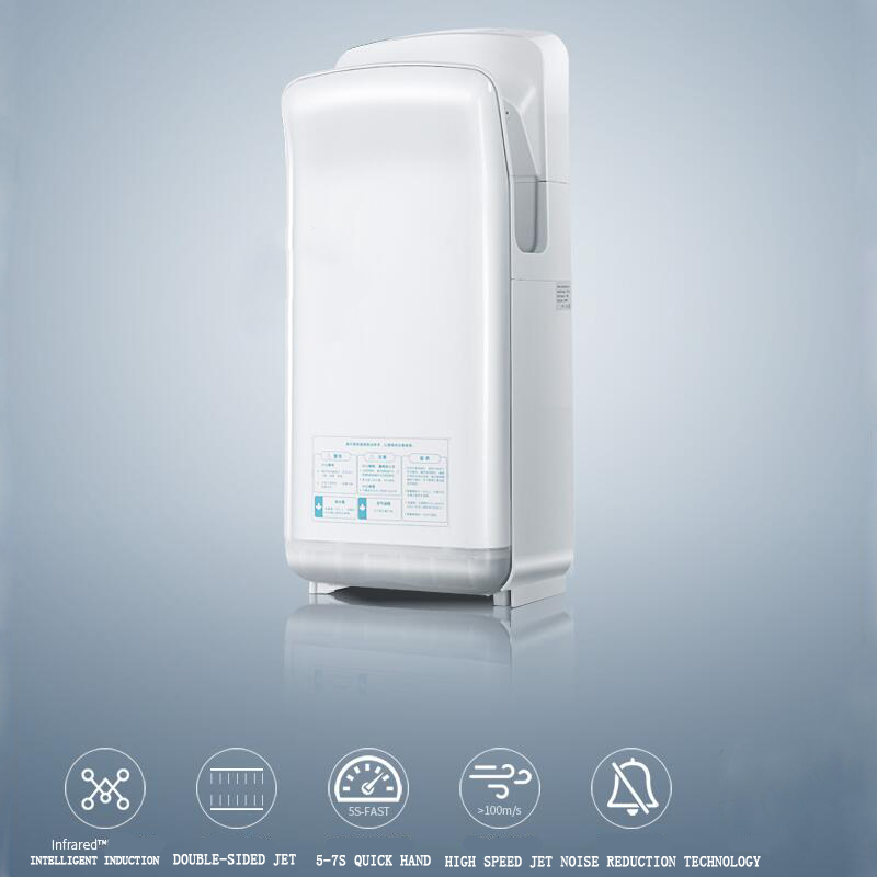 Hand Dryer Commercial Automatic Sensor High Speed Jet Quick Dry Hands Hygiene Hand Drying Machine with HEPA Filter
