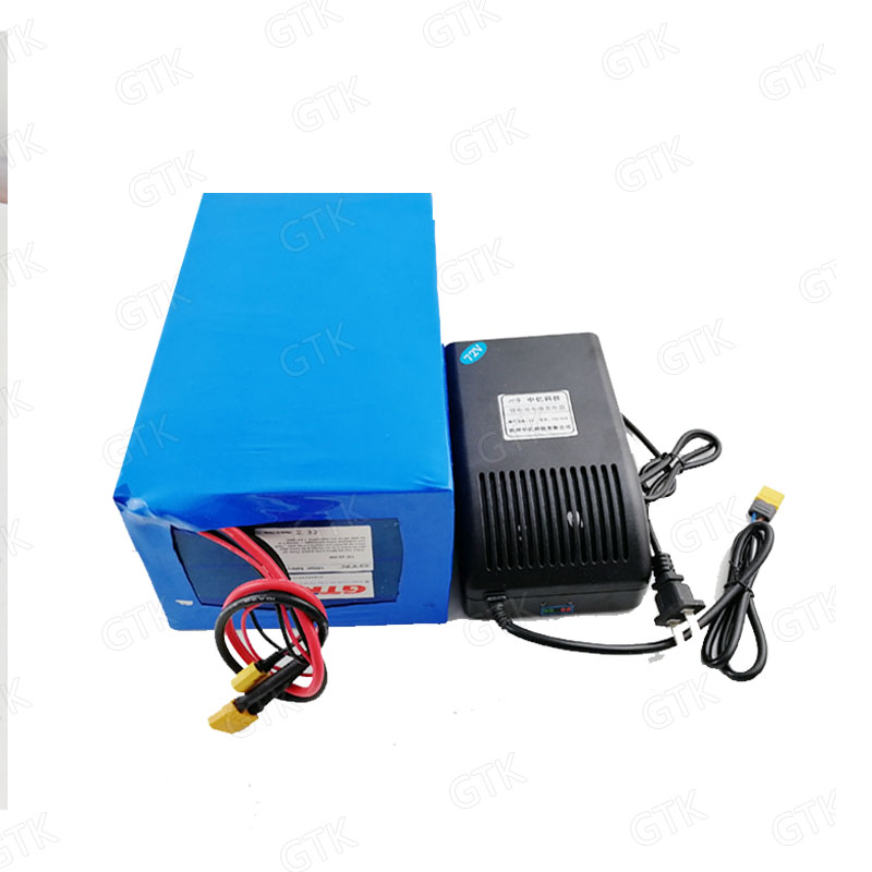 GTK 72v 40Ah lithium ion battery BMS 20S li ion battery for 2000w 3500w 7000w scooter inverter go cart motorcycle +5A charger
