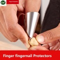 Finger Protector Fingernail Protect Peeling bean Iron Nail sleeve Dial rhombus Broad bean Pine nuts Shell Stripping KitchenTool