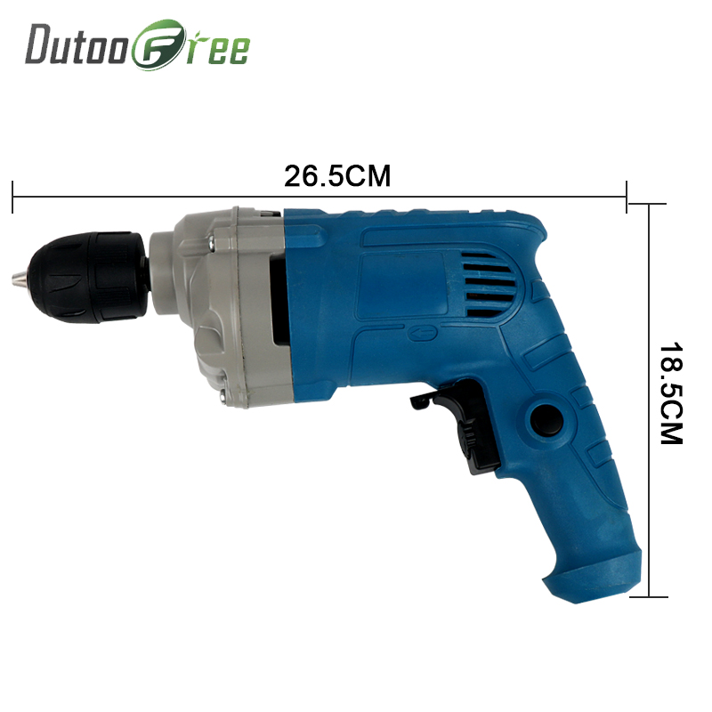 Dutoofree High Power Electric Screwdriver Hand Drill Industrial Electric Impact Drill Screw Driver Bits Rotary Power Tools