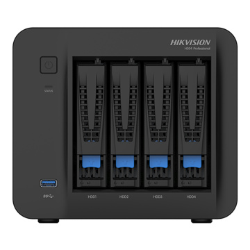 HIKVISION H304 NAS 4 Bays 2G Network Storage Server Family Private Cloud Diskless Support 48TB NAS