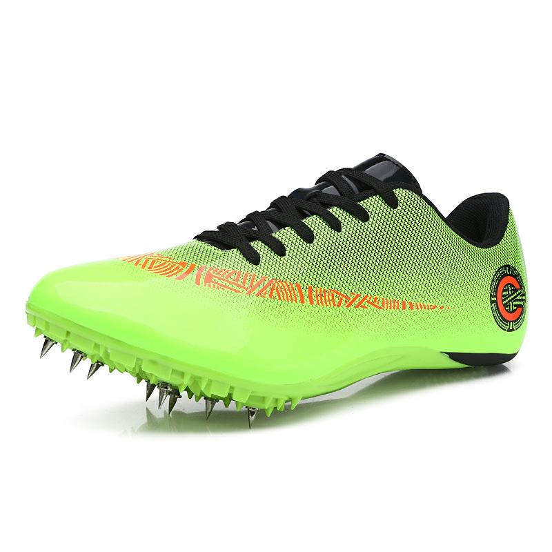 2020 New Track and Field for Men Lace Up Slip-resistant Spike Nail Sneakers Teenager Professional Spike Training Shoes