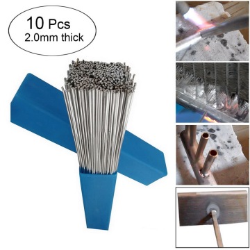 10PCS Low Temperature Easy Aluminum Welding Rods Weld Bars Cored Wire 2mm*50cm Rod Solder Soldering No Need Solder Powder