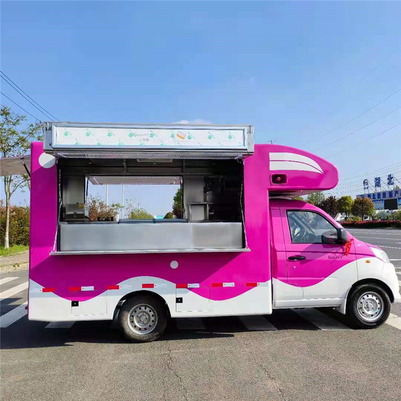 Hamburger food truck;