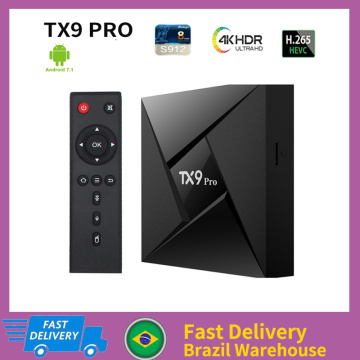 TX9 Pro Android 7.1 Smart TV Box Amlogic S912 2GB 16GB With Alic 2.4GHz WiFi 4K HD Media Player Google Play Youtube Set Top Box