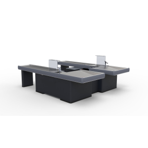 L Shape Check Counter for Supermarket