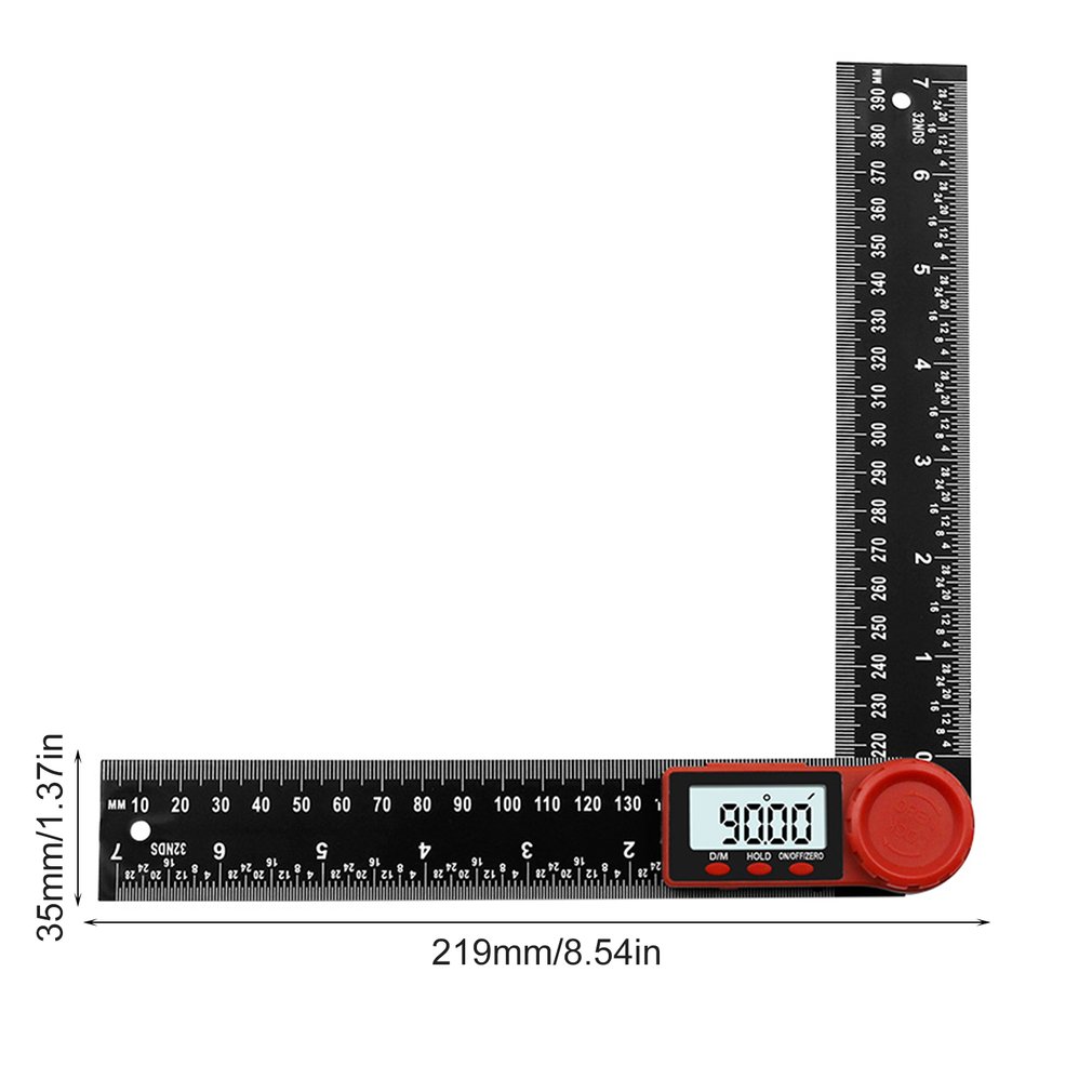 200mm digital instrument angle inclinometer angle digital scale electronic goniometer protractor angle detector