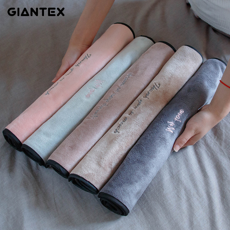 GIANTEX Soft Microfiber Face Towel Super Absorbent Bathroom Towels For Adults 37x76cm toallas serviette recznik handdoeken