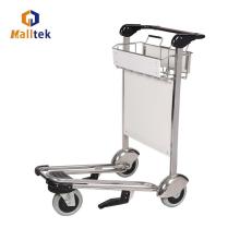 3 Wheel OEM Stainless Steel Baggage Airport Carts