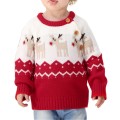 Newborn Christmas 0-24-M Sweater Knitted Baby Clothes Baby Boys Sweaters Deer Girls Cardigan Boy Sweater Kids Knitwear