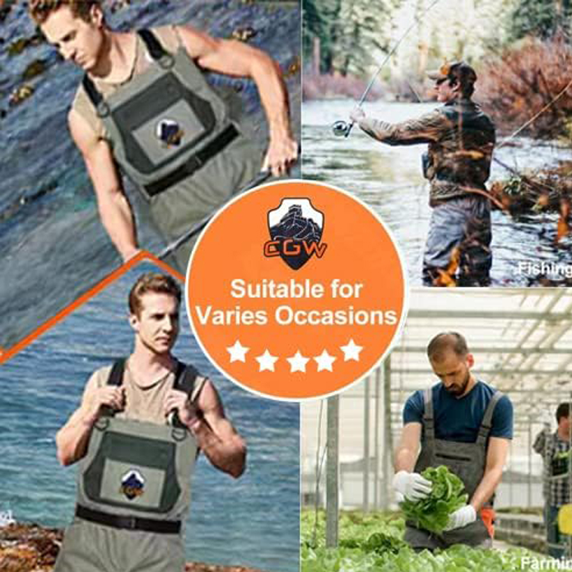 Mens Womens Breathable Waterproof Wader