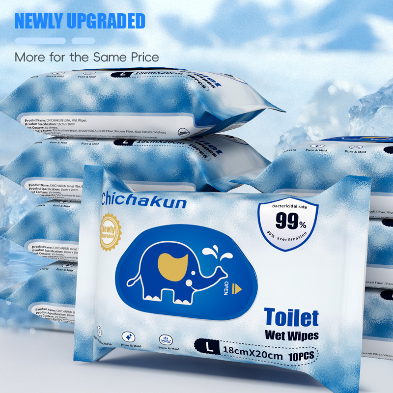toilet wet wipes