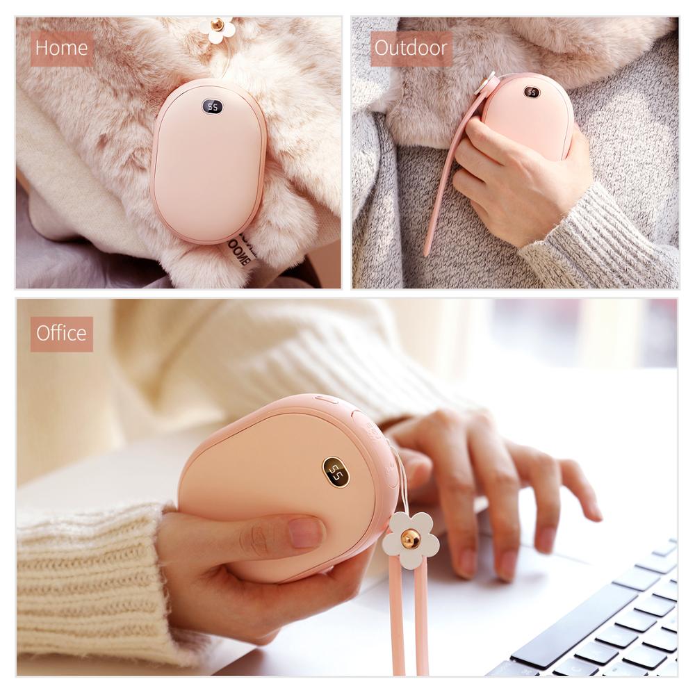 SMARTDEVIL Cute USB Rechargeable Portable Battery LED Electric Hand Warmer Heater Travel Home Mini Pocket Warmer