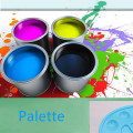 Student Oil Painting Pallet Drawing Tray Color Palette Art Paint Plastic Painting Tools Student stationery