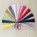 10pcs Mixed Color 14cm Silk Tassels fringe Sewing Bang Tassel Trim Key Tassels For DIY Jewelry Necklace Chinese Knot
