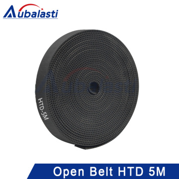 Open Timing Belt Transmission Belts Rubber HTD5M Width 15mm 20mm 25mm 30mm Toothed Belt for CO2 Laser Engraving Cutting Machine