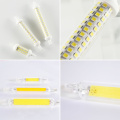 R7S Led Bulb COB Glass Tube Dimmable led Lamp 78mm 6W 118mm 15W Replace Halogen 50W 100W Floodlight Diode Spot Light AC110V 220V