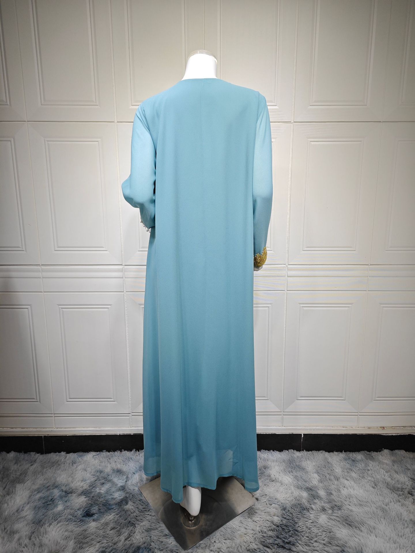 Eid Jalabiya Abaya Dress AB465 (2)
