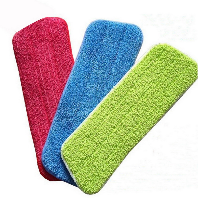 1 PC Fiber Spray Mop Pads Head Floor Cleaning Cloth Paste The Mop To Replace Cloth Household Cleaning Mop Accessories #25