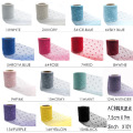 10Yard 7.5cm/15cm 15Colors Hot Sale Dot Net Yarn Ribbon Lace Tulle Mesh Fabric DIY Material Accessories