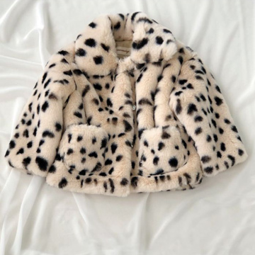 Girls Fur Jacket for Children Tops Clothes 2020 New Baby Kids Jackets Warm Thicken Coat Leopard Boys Faux Fur Outwear Coat