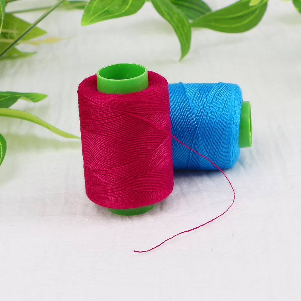 1Roll/bag High Tenacity Cotton Machine Embroidery Sewing Threads Hand Sewing Thread Craft Embroidery Thread