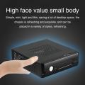 2.0 USB Computer Case Mini Office HTPC Mini ITX Desktop Computer Gaming Power Supply Metal Chassis Computer Case