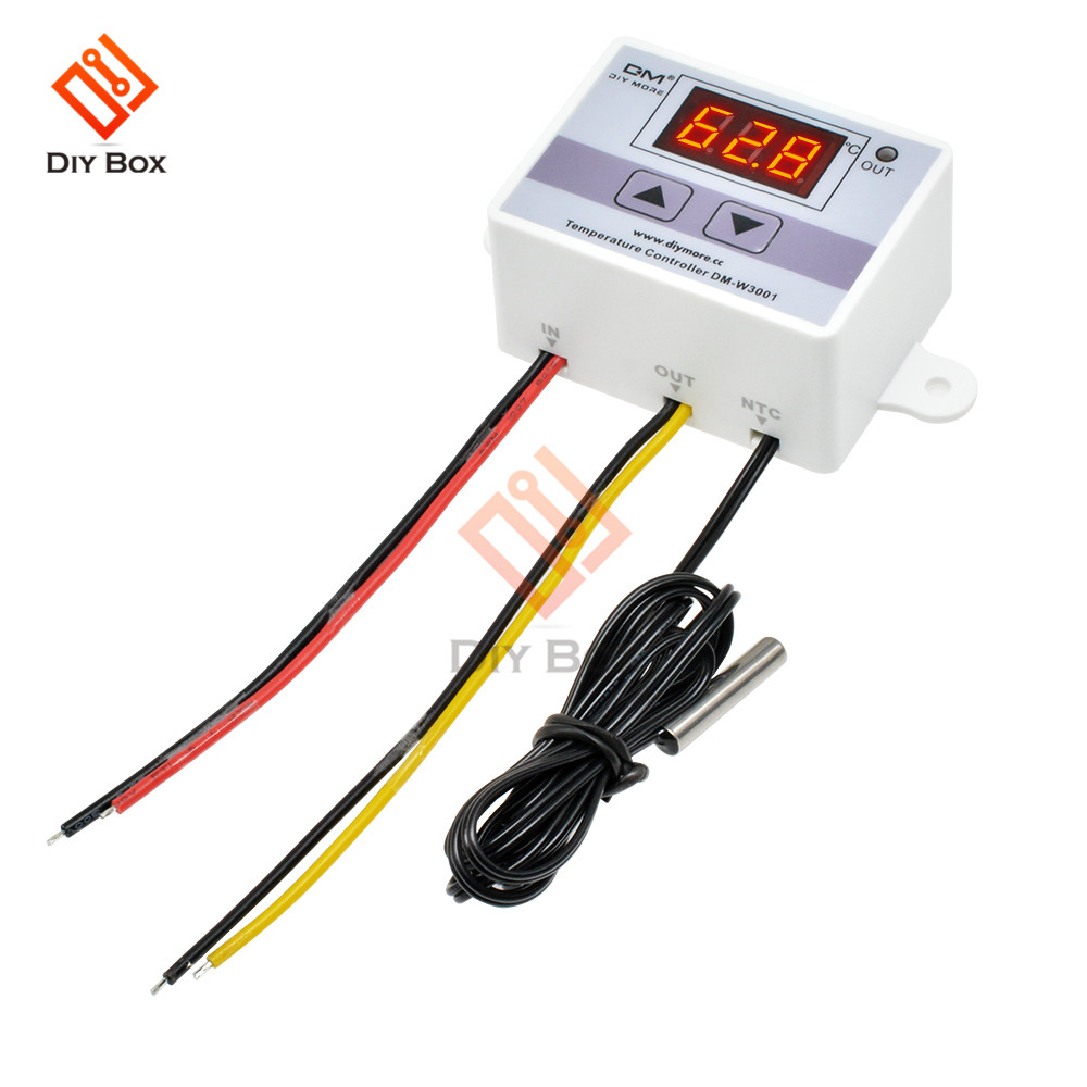 W3001 W3003 220/12/24V Digital Temperature Controller Micro Thermostat Thermoregulator Aquarium Incubator Water Temp Regulator
