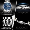 OUPINKE Top Brand Men`s luxury Watches Stainless Steel Mechanical Fully Automatic Watches Business Watches Mechanical Watch