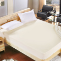 1pcs 100%Polyester Solid Fitted Sheet Mattress Cover Four Corners With Elastic Band Bed Sheet