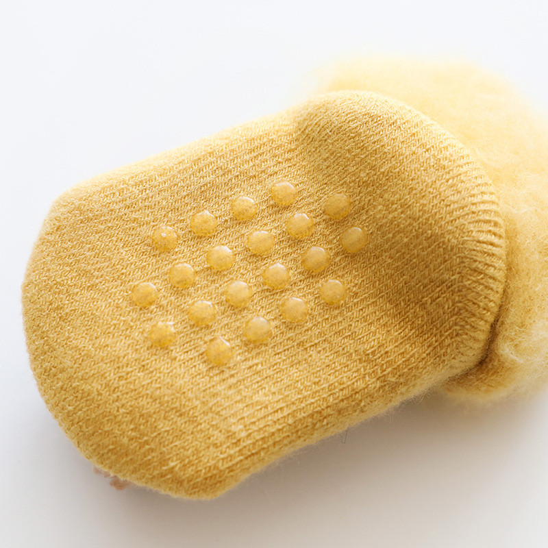 Socks for Baby Terry Newborn Baby Girls Socks Anti Slip Winter Warm Thick Infant Girls Boys Socks for Babies 2019 New