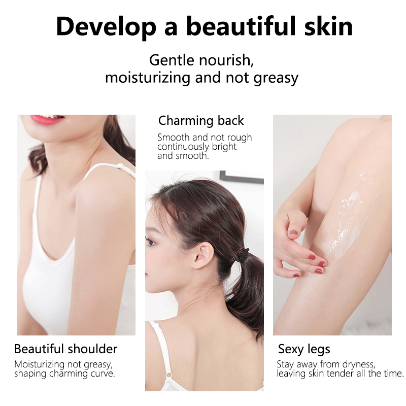 LAMILEE Arbutin Nicotinamide Body Lotion Moisturizes Improve Dry-cracking Skin Nourish Brightens Skin Removes Goose Skin 100g