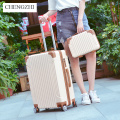 CHENGZHI 20"22"24"26" Inch ABS Rolling Luggage sets Spinner Brand Suitcase Wheels Women Carry Ons Travel Bags