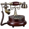 GSM cordless solid wood phone ,fixed wireless telephone/antique fashion household rustic vintage telephone/Caller ID Hands-free/