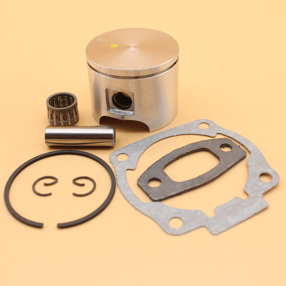 46MM PISTON BEARING CYLINDER MUFFLER GASKET KIT FOR HUSQVARNA 55, 55 RANCHER CHAINSAW 503 60 81-71 / 503608171