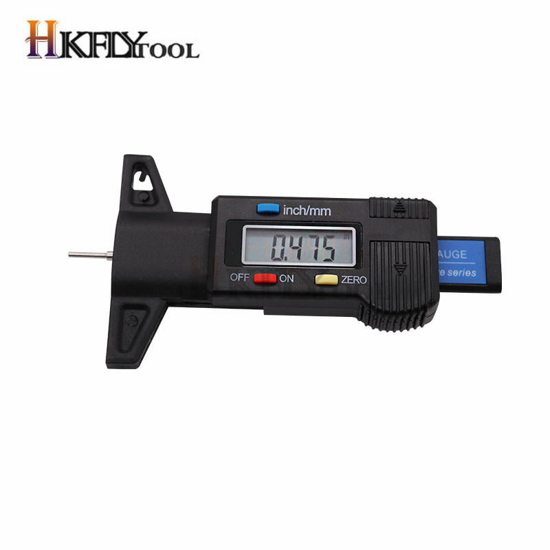 Digital Car Tyre Tire Tread Depth Gauge Meter Auto Tire Wear Detection Measuring Tool Caliper Thickness Gauges Monitoring System