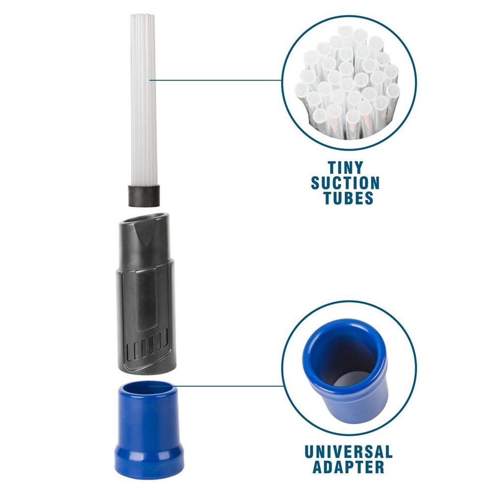 Universal Vacuum Attachments Brush Dust Daddy Cleaner Dirt Remover Home Vacuum Cleaning Brush For Air Vents Keyboards Tools
