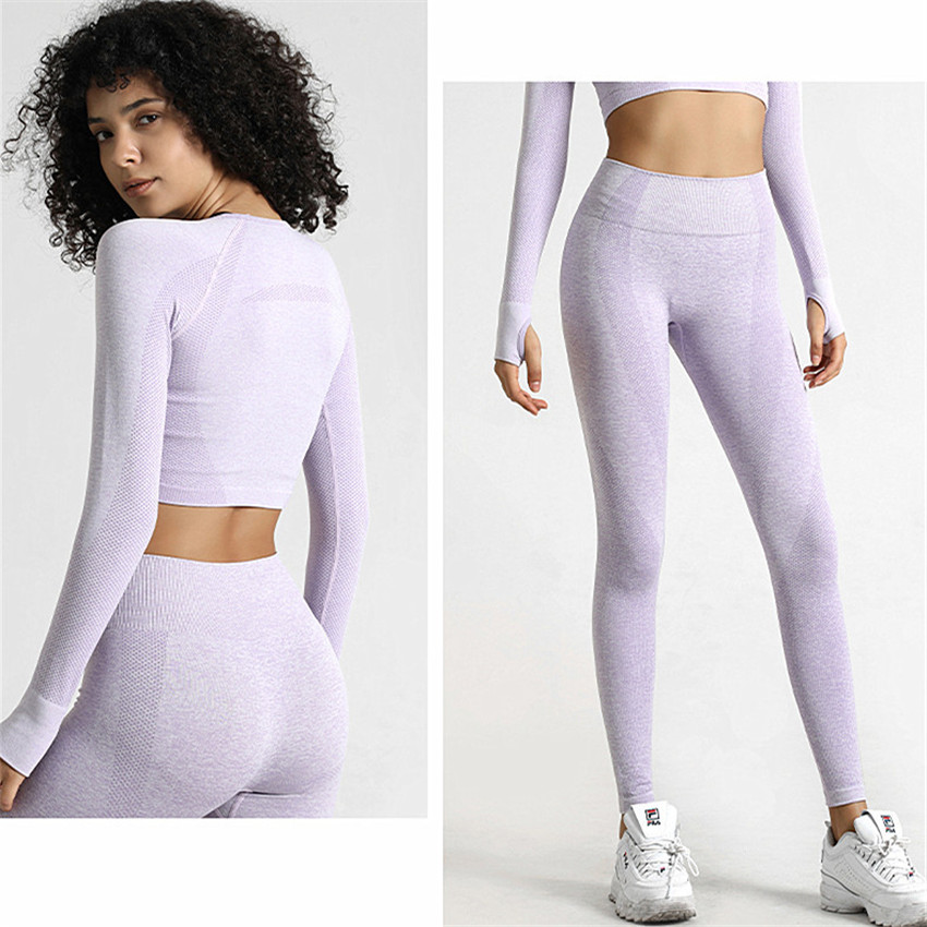 Seamless Gym Clothing Women Gym Yoga Set Fitness Workout Sets Yoga Outfits For Women Athletic Legging Women's Sportswear suit