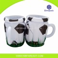 Factory black white Inflatable round ice bucket
