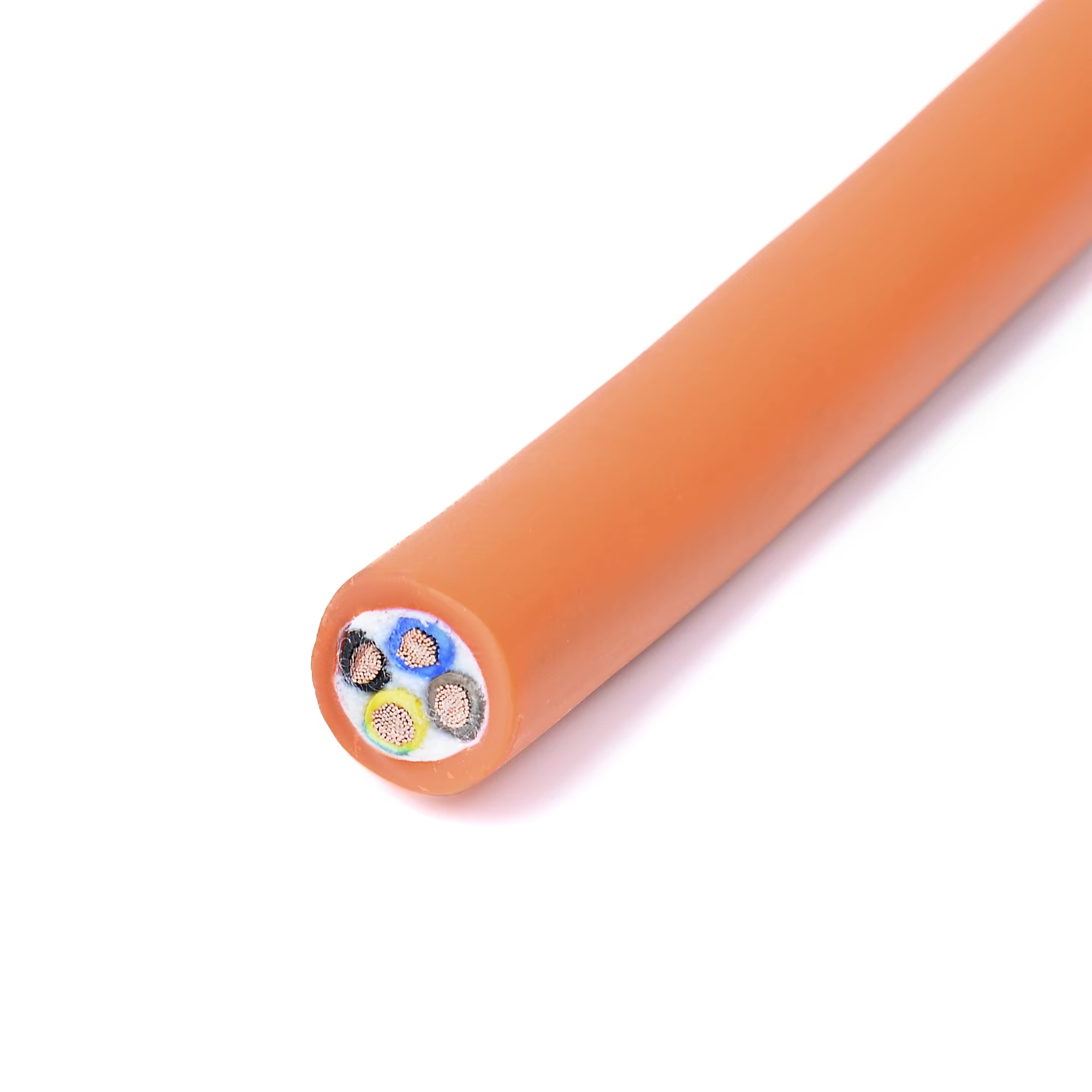 Orange PVC High Flex Drag Chain Wire
